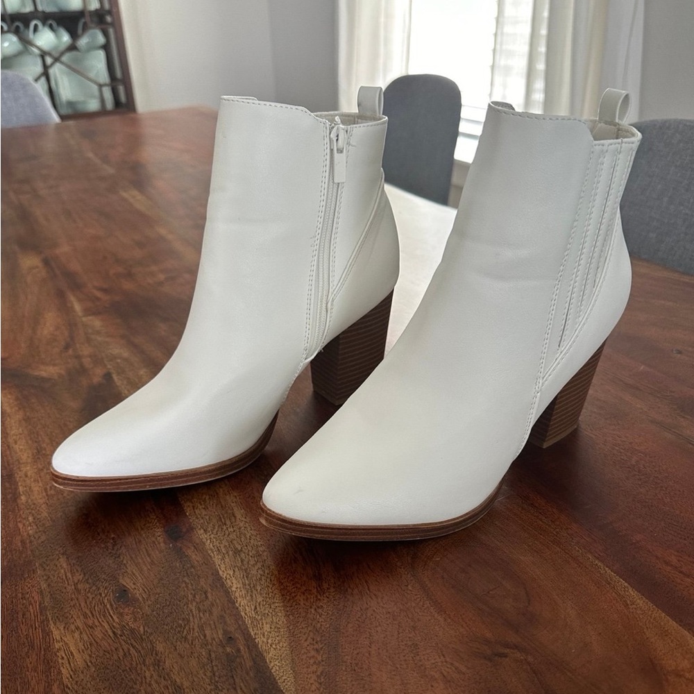 Top Moda white boots